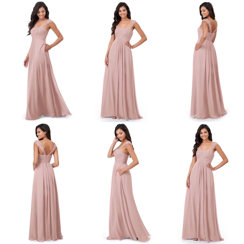 AZAZIE Nessie bridesmaids dress (Dusty Rose )